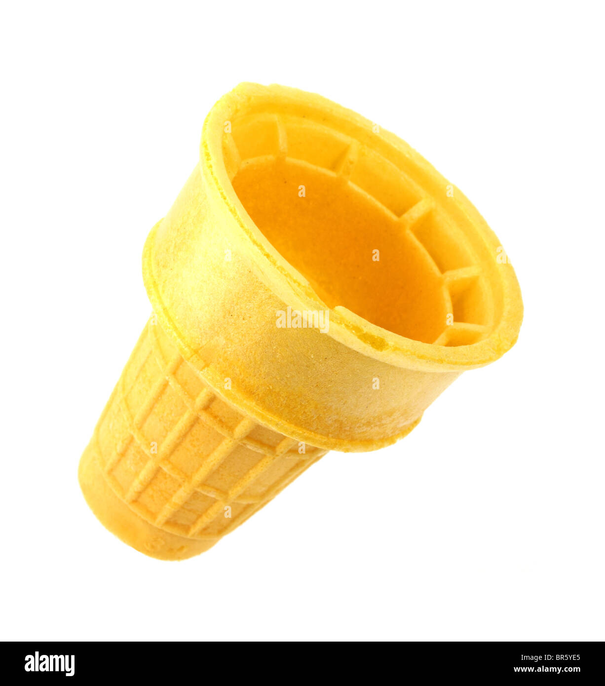 Croquant unique ice cream cone Banque D'Images