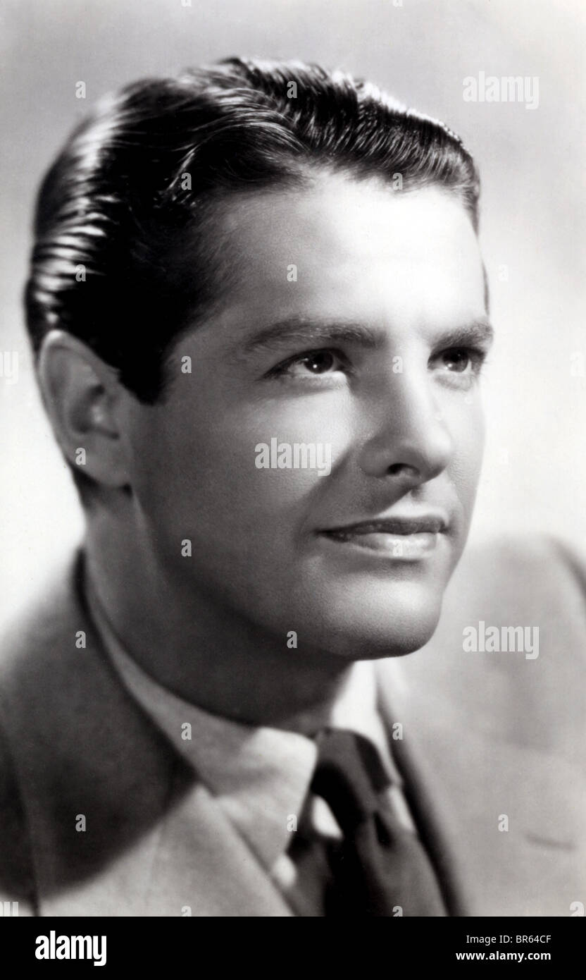 Acteur ROBERT CUMMINGS (1939) Banque D'Images