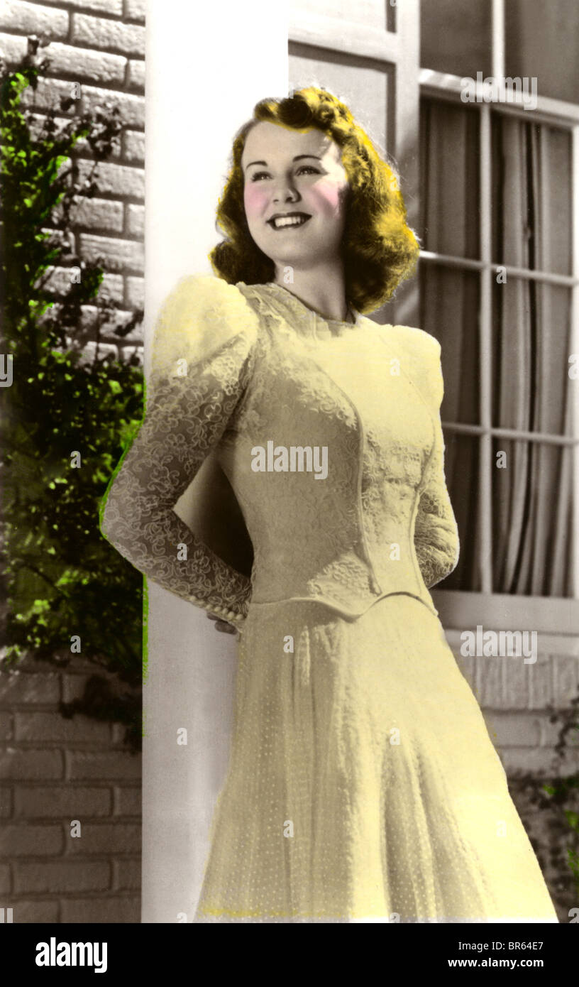 DEANNA DURNIN ACTRICE (1939) Banque D'Images