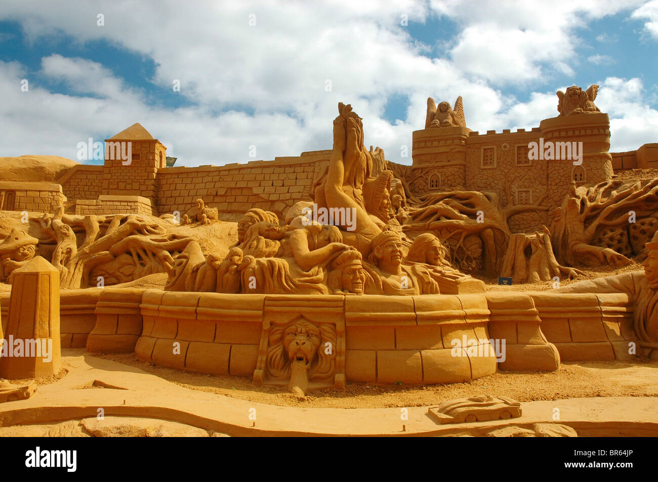 Festival de sculptures de sable, Blankenberge, Belgique Photo Stock - Alamy