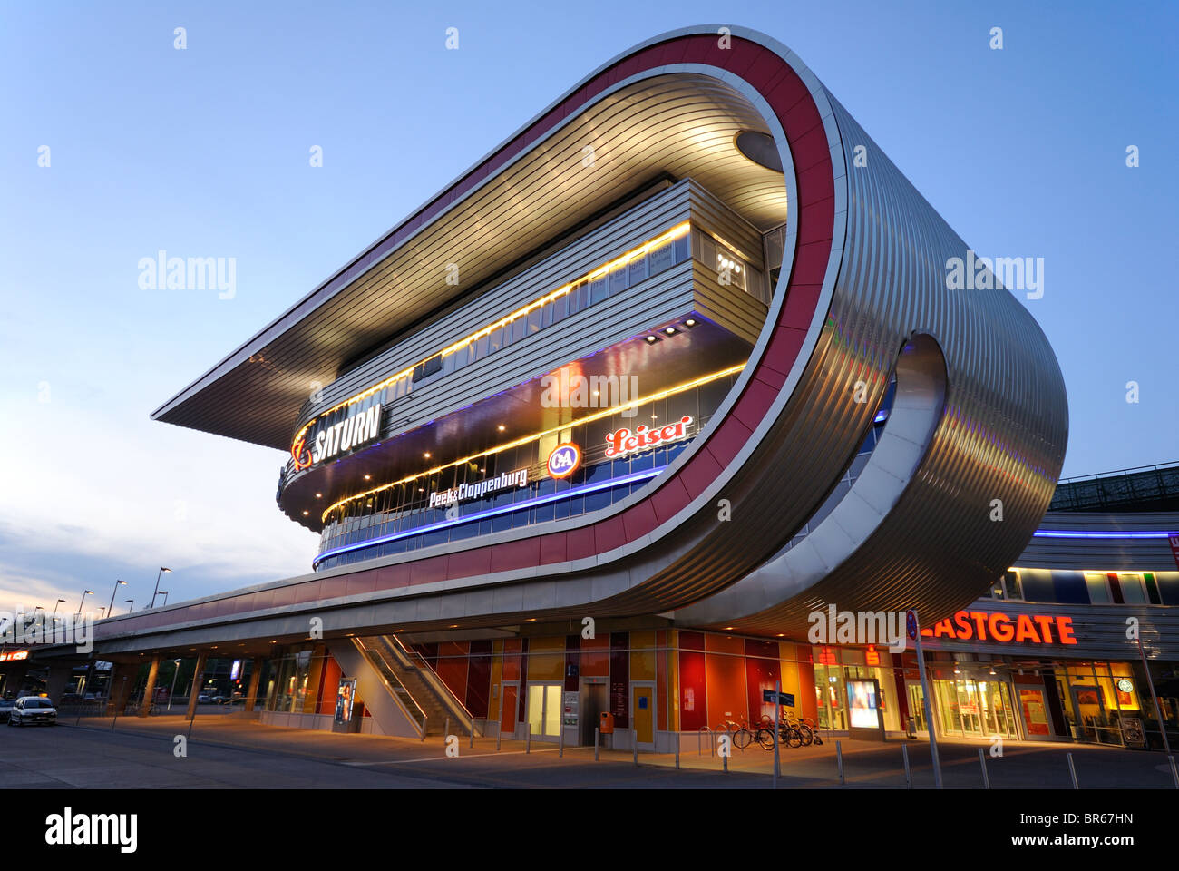 Eastgate, l'un des plus grands et des centres de loisirs à Berlin et l'Est de l'Allemagne, dans Marzahn, Berlin, Allemagne, Europe. Banque D'Images