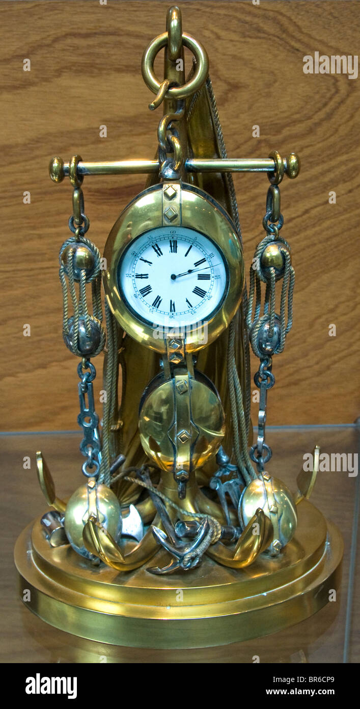 Eeeltje Holtrop van der Zee Pays-bas 1869 horloge de table Prins Hendrik de Zeevaarder Banque D'Images