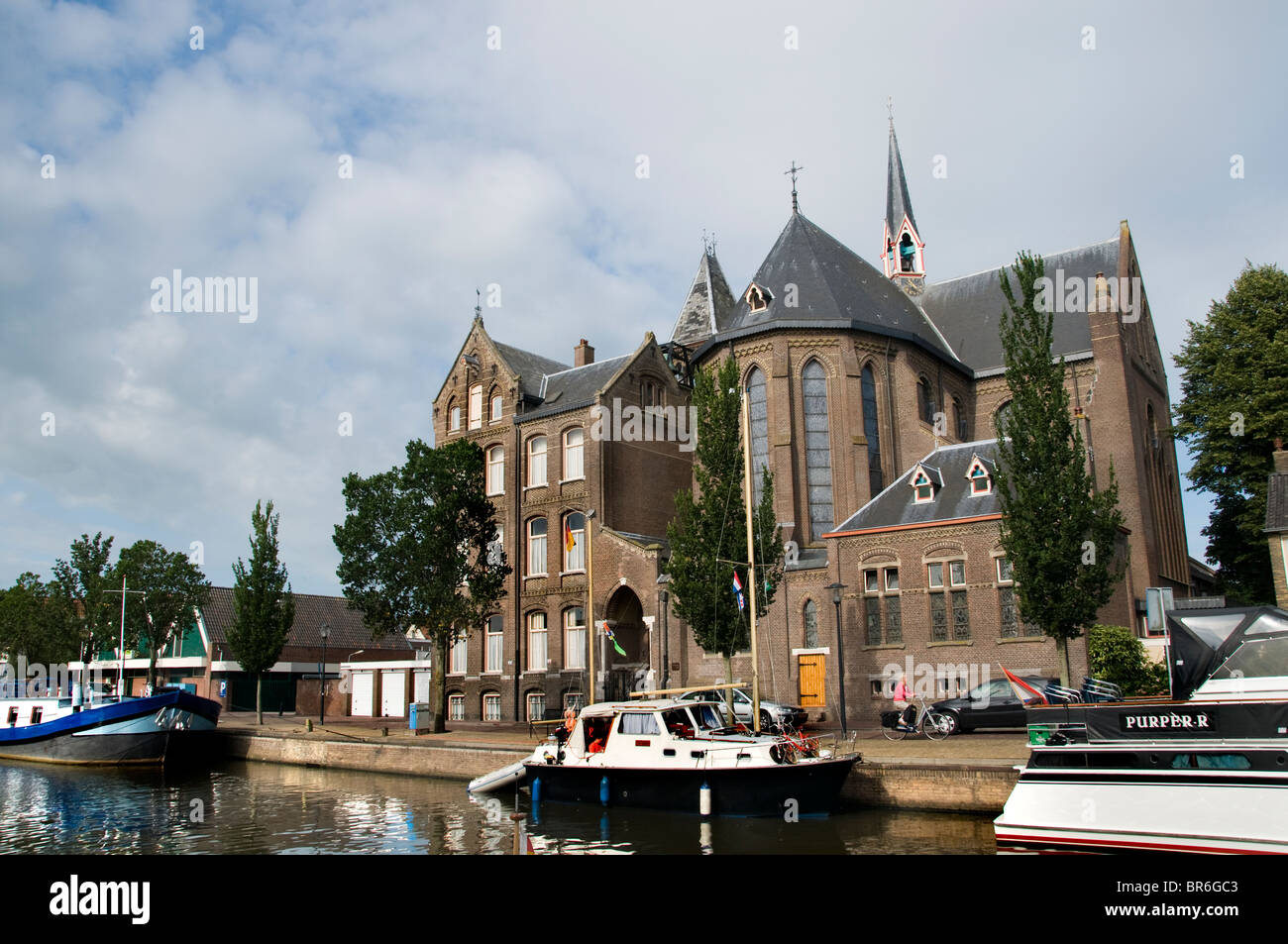 Sneek Pays-bas frise town city Banque D'Images