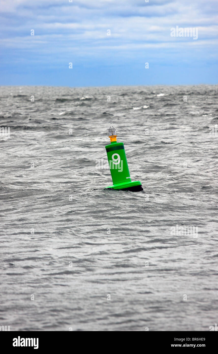 Bouée de navigation Long Island NY Banque D'Images