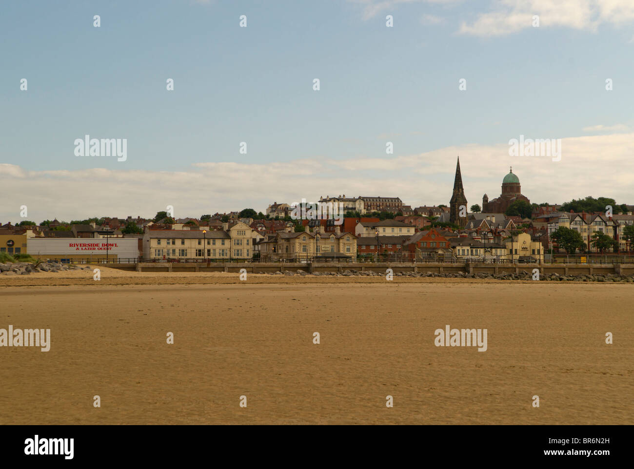 New Brighton, sur la côte de Wirral un populaire sea side resort à Wallasey depuis l'époque victorienne. Maintenant à la régénération (2010) Banque D'Images