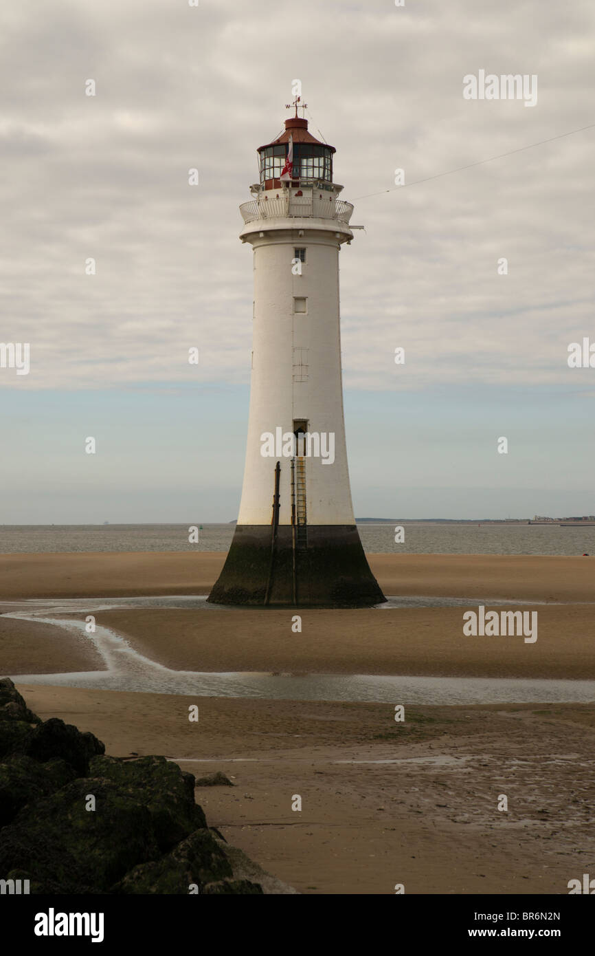 New Brighton, sur la côte de Wirral un populaire sea side resort à Wallasey depuis l'époque victorienne. Maintenant à la régénération (2010) Banque D'Images