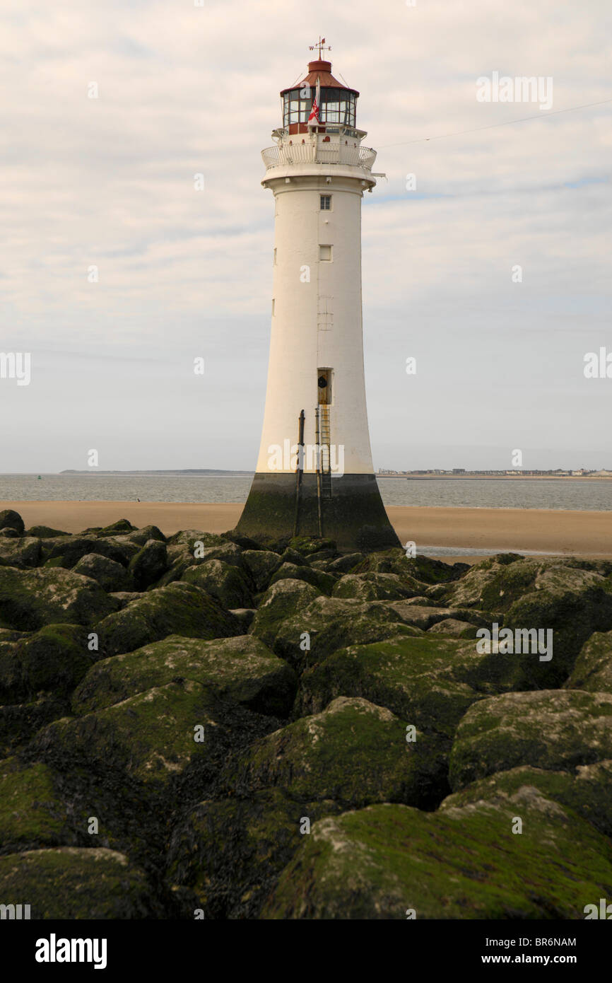 New Brighton, sur la côte de Wirral un populaire sea side resort à Wallasey depuis l'époque victorienne. Maintenant à la régénération (2010) Banque D'Images