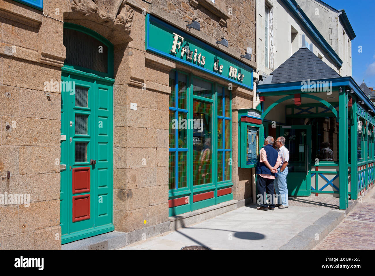Restaurant st malo st malo brittany Banque de photographies et d’images