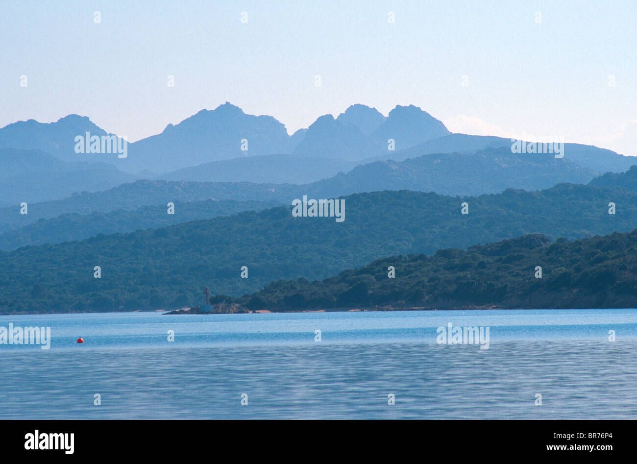 Costa Smeralda, Sardaigne, Italie. Banque D'Images