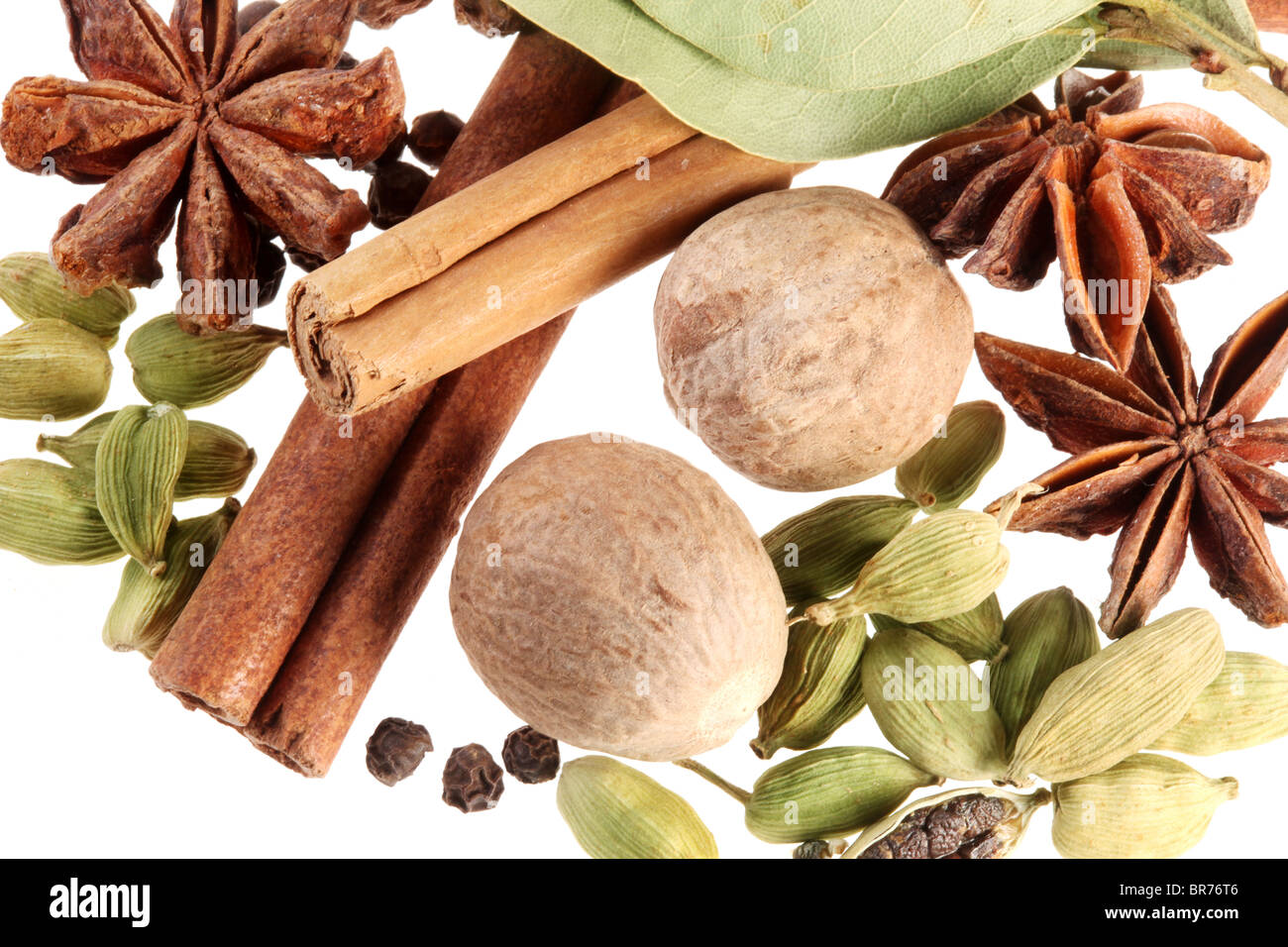 Notes asiatiques sur fond blanc Banque D'Images