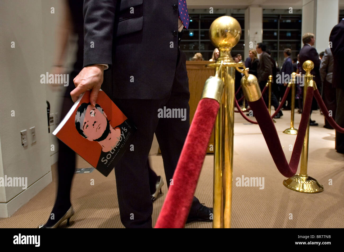 L'automne 2006 d'art contemporain de Sotheby's Paris Banque D'Images