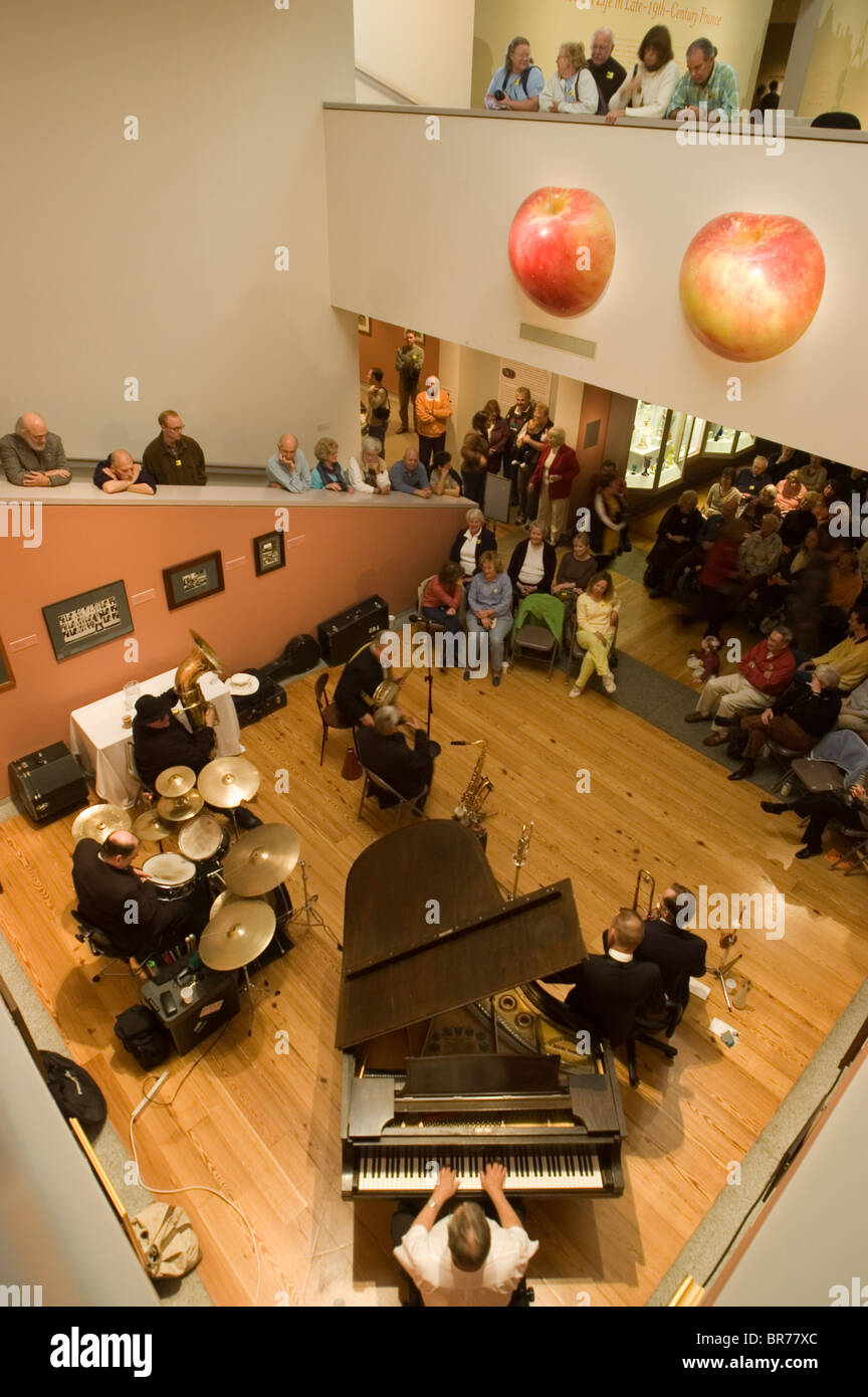 Portland Museum of Art Jazz Brunch. ME de Portland. Banque D'Images