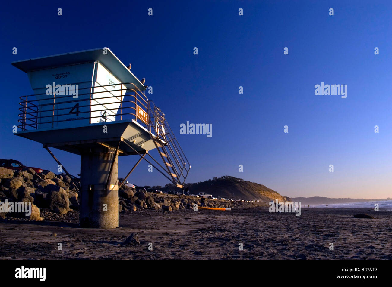 La vie de Torrey Pines guard station dans le sud de la Californie au nord de San Diego. Banque D'Images