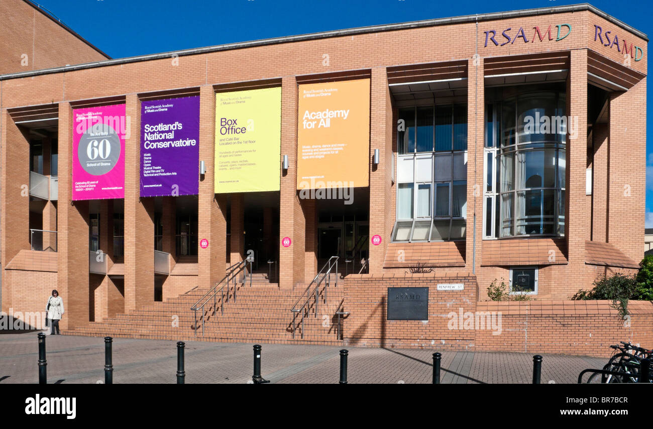 La Royal Scottish Academy of Music and Drama (RSAMD) dans Renfrew Street Glasgow Ecosse maintenant Conservatoire Royal de l'Ecosse Banque D'Images