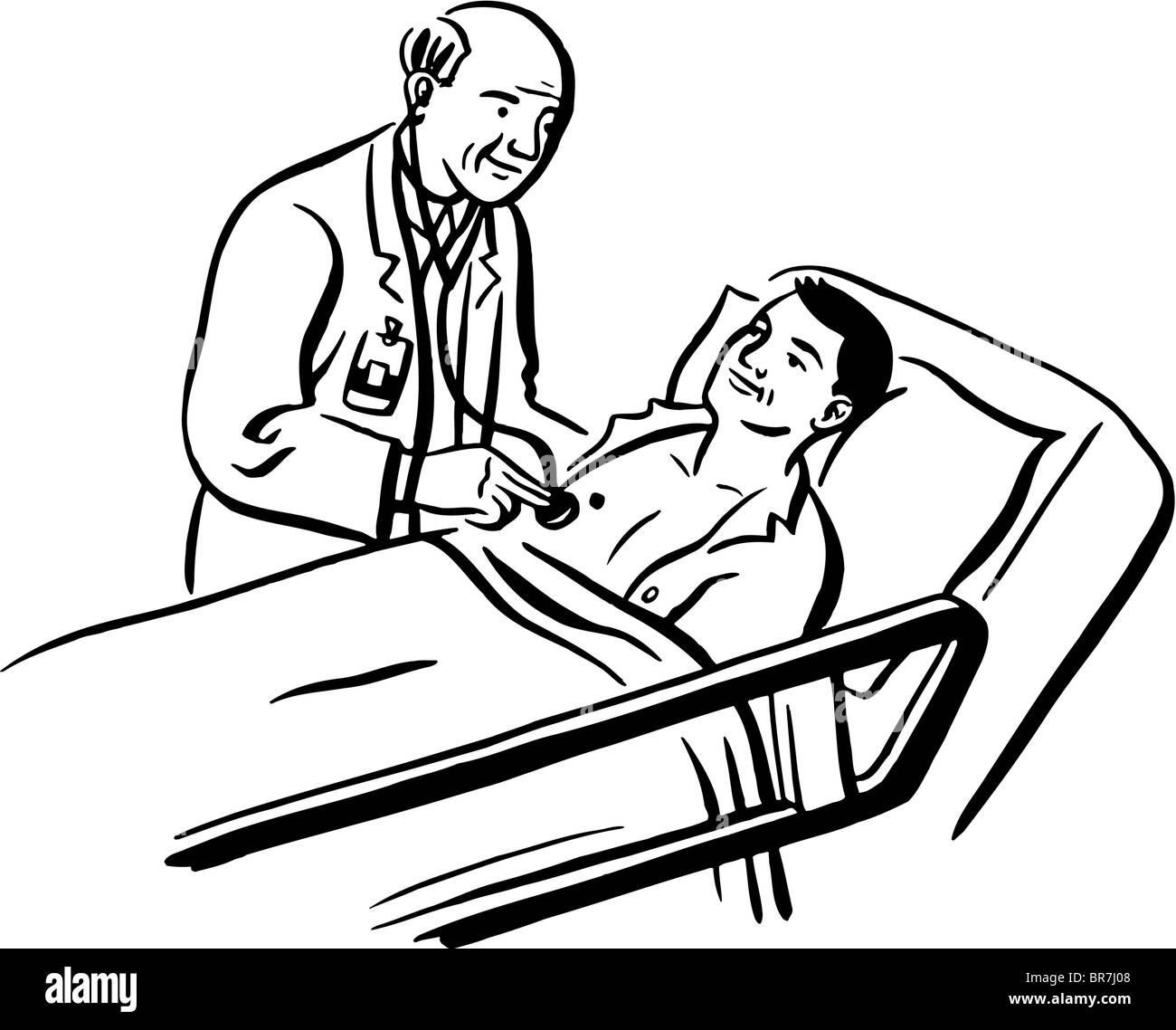 Un docteur et une patiente