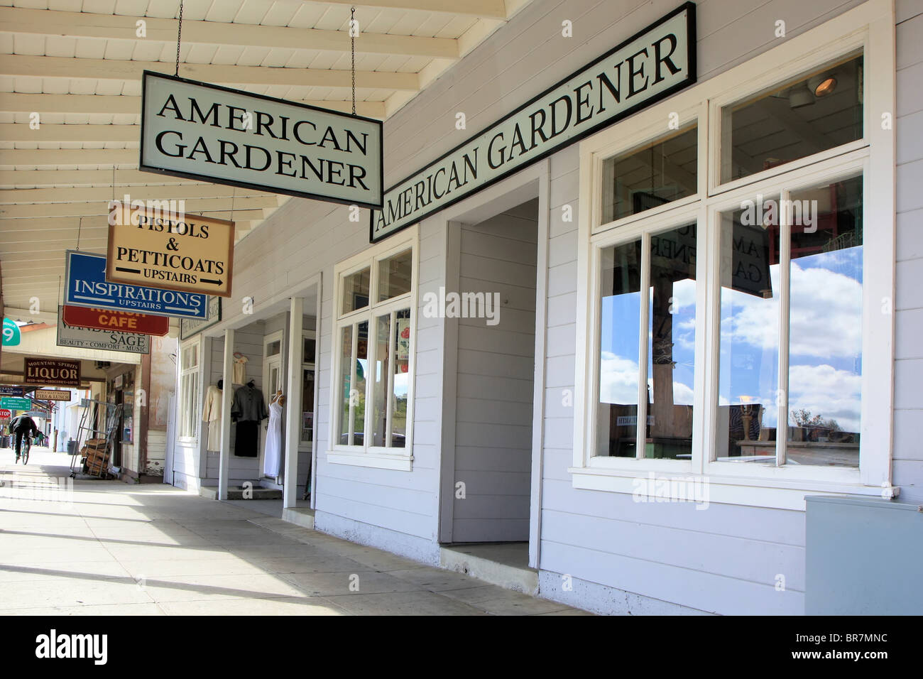 Des boutiques traditionnelles à Julian, Californie, États-Unis d'Amérique Banque D'Images