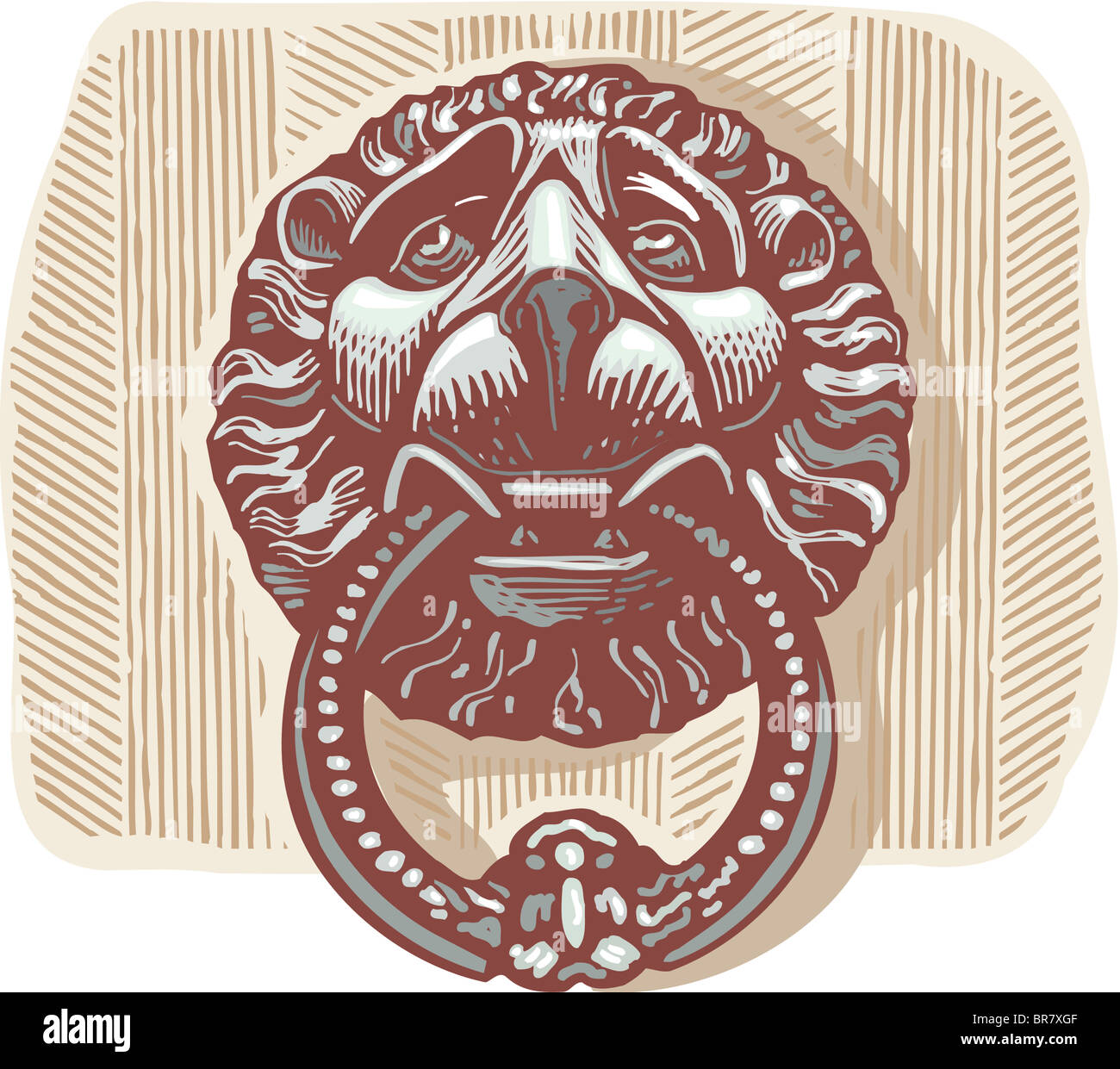 Lion with ring in mouth Banque de photographies et d’images à haute