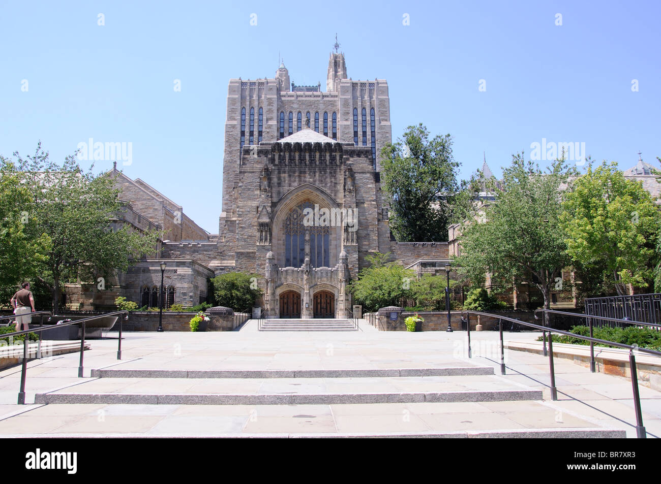 Sterling Memorial Library, Yale University, New Haven, Connecticut, USA Banque D'Images