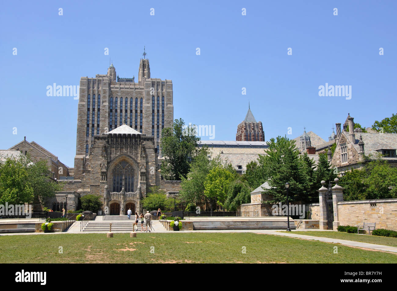 Sterling Memorial Library, Yale University, New Haven, Connecticut, USA Banque D'Images