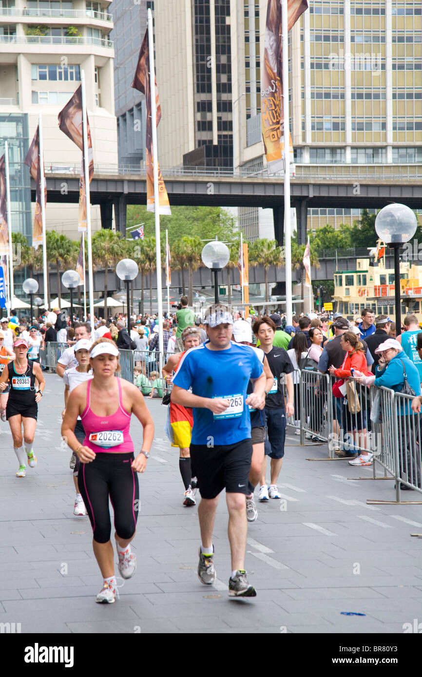 2010 marathon de Sydney Australie Banque D'Images