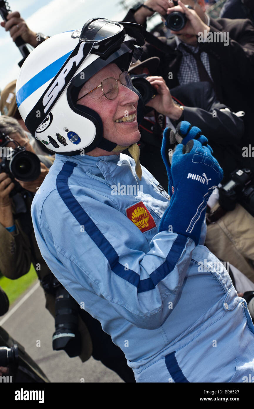 John Surtees au Goodwood Revival 2010, Sussex de l'Ouest 18 septembre 2010. Photo par Julie Edwards Banque D'Images