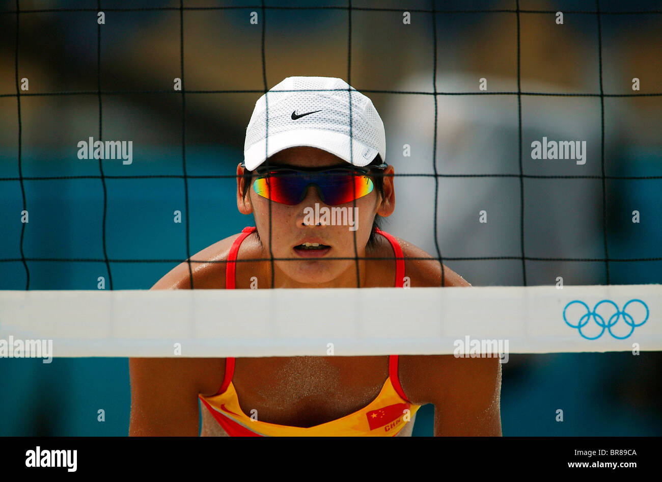 Athens olympic beach volleyball Banque de photographies et d’images à