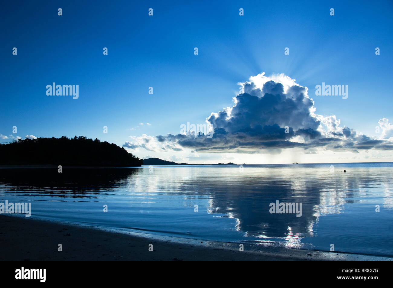 Ciel et mer Banque D'Images