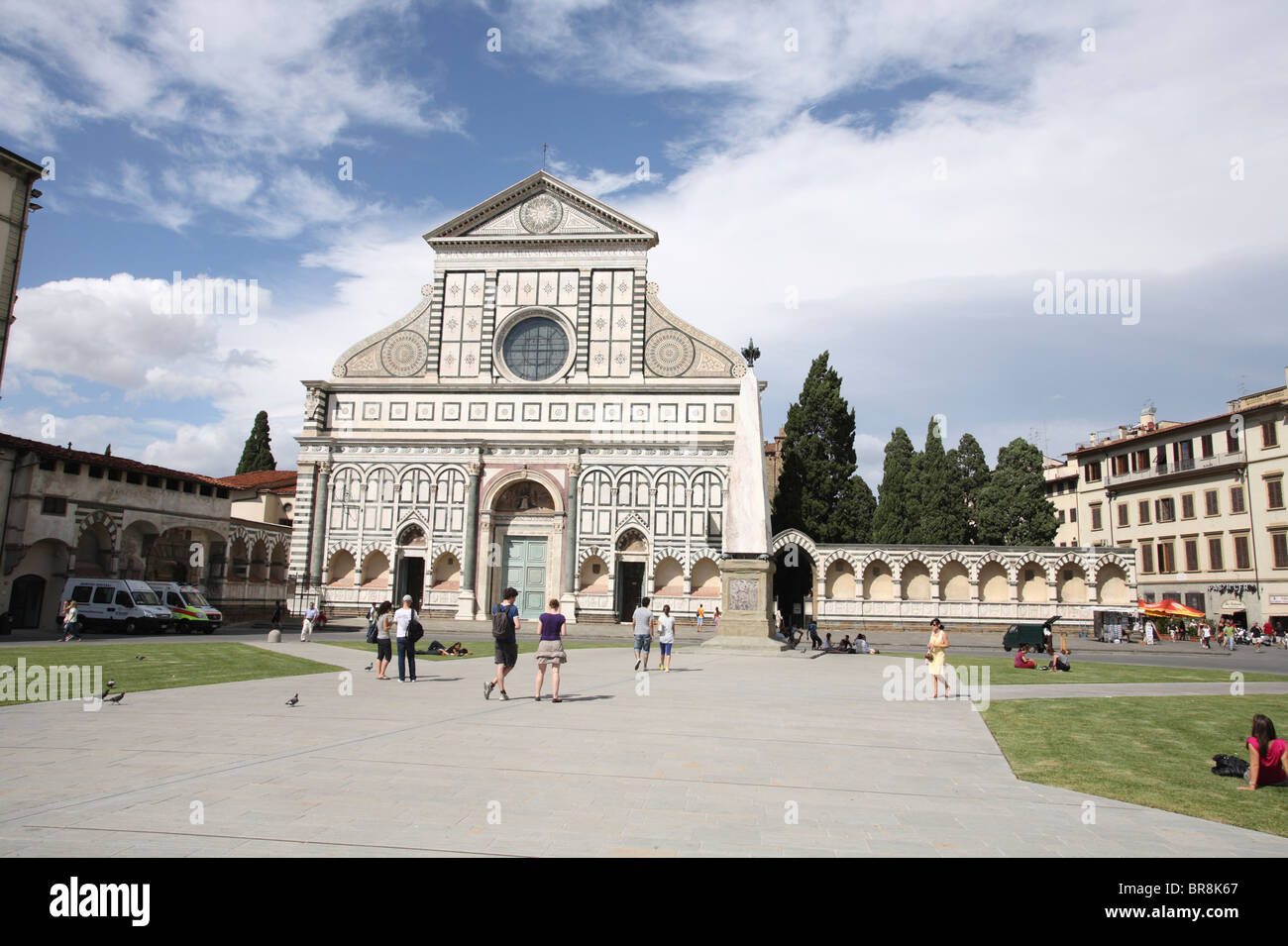 Basilica di Santa Maria Novella, Florence, Italie Banque D'Images