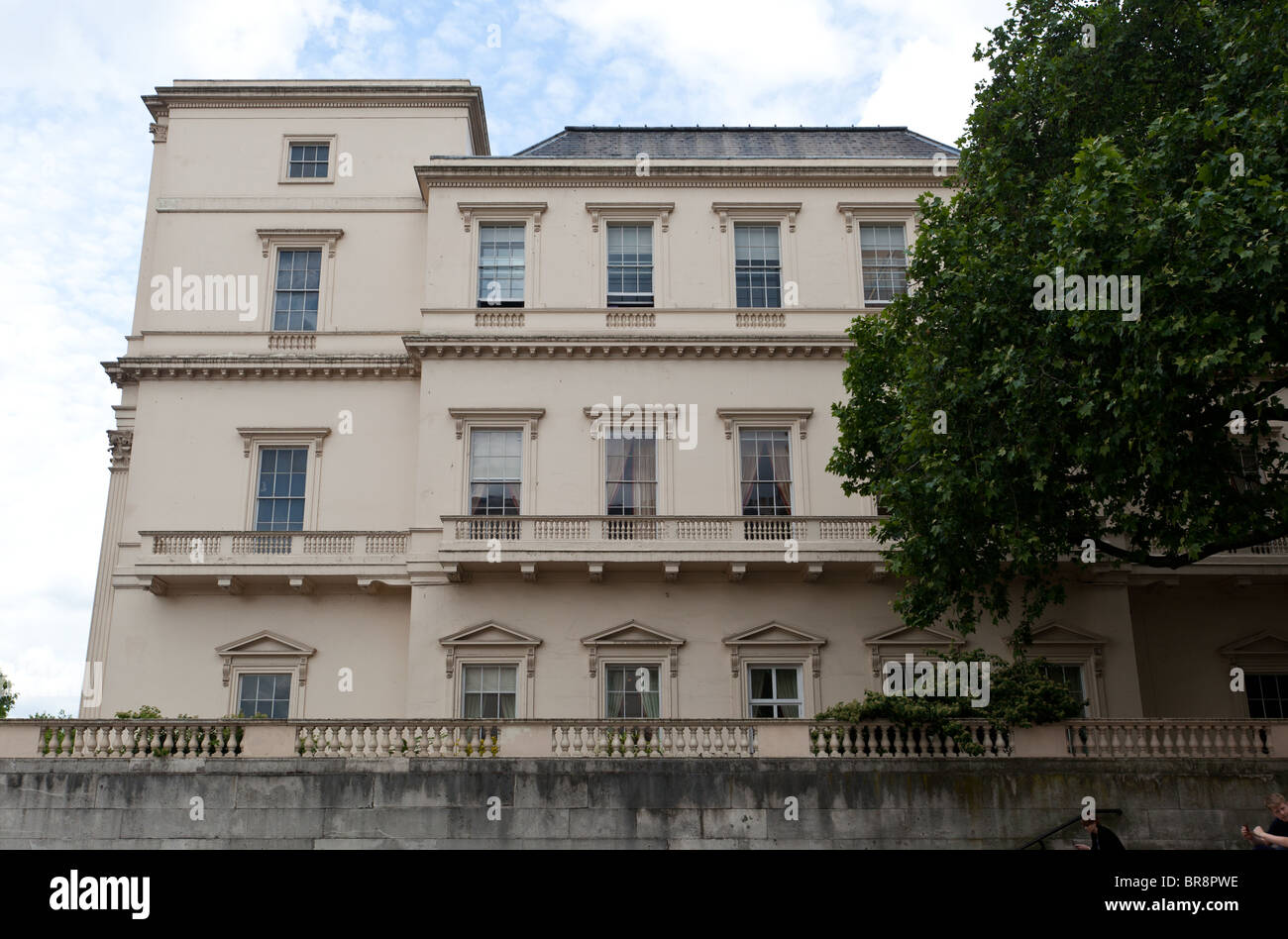 La Société royale de Londres, quartier général à 6-9 Carlton House Terrace, Londres, Angleterre Banque D'Images