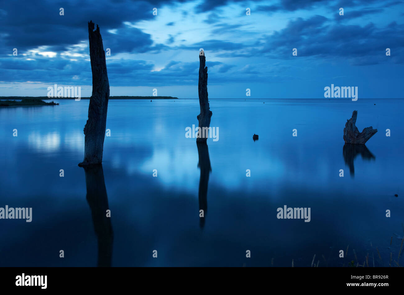 Un été la marée haute à Thornham sur la côte nord du comté de Norfolk Banque D'Images