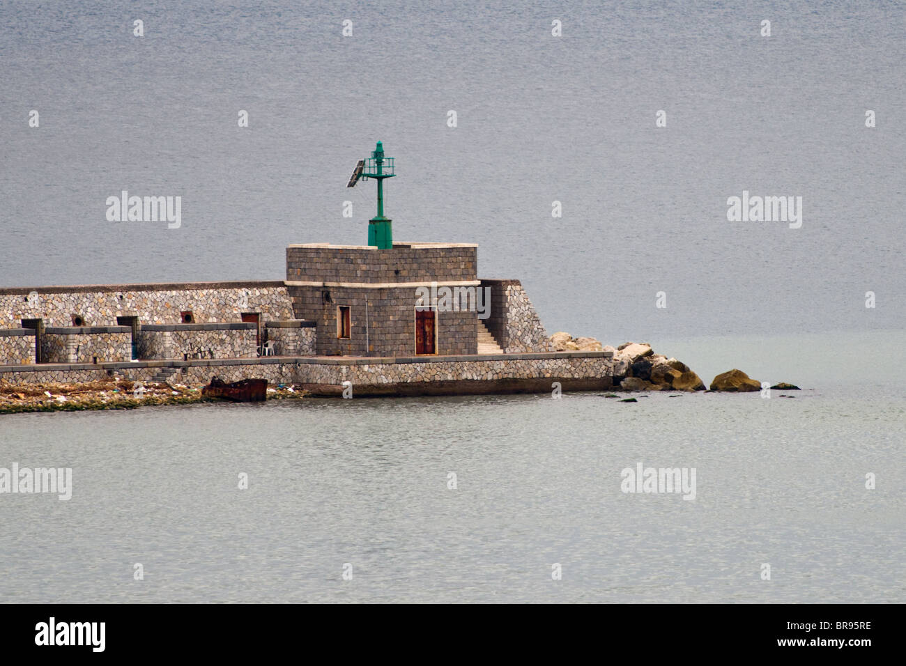 Le port de Livourne, Italie Banque D'Images