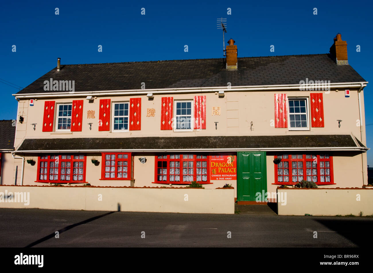 L'Europe, Royaume-Uni, pays de Galles, Galles Chinese Takeaway Banque D'Images