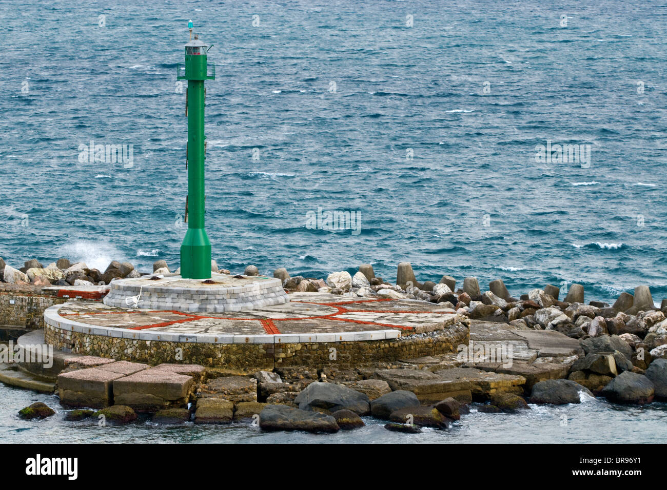 Le port de Livourne, Italie Banque D'Images