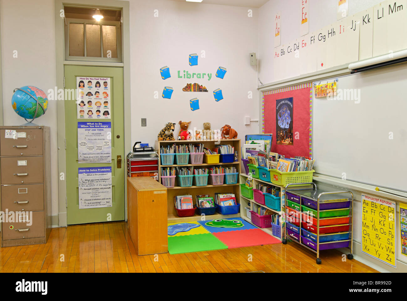 La maternelle et première année de classe. Banque D'Images