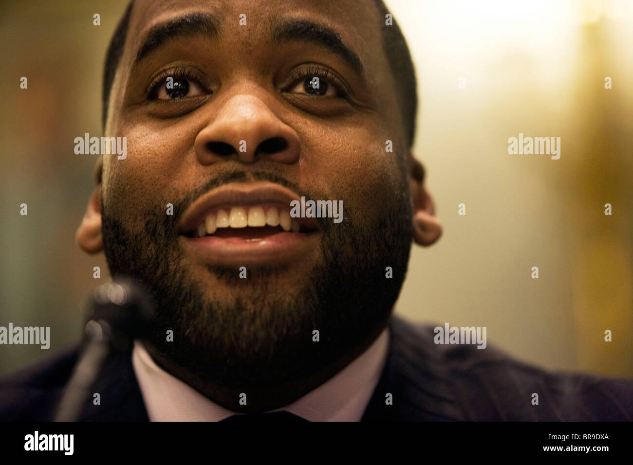 Kwame Kilpatrick témoigne à Washington D.C. Banque D'Images