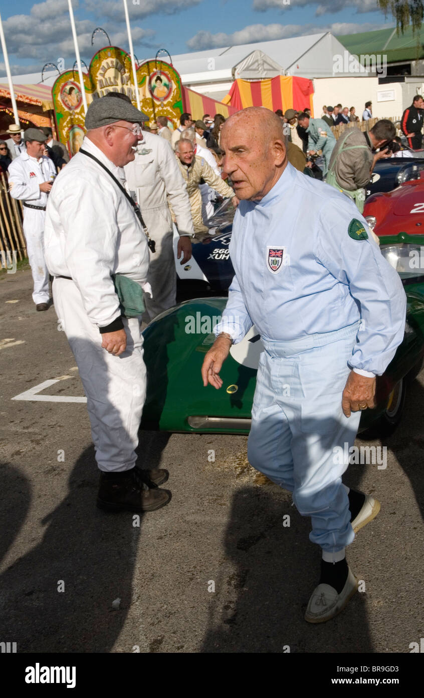 Mousse sterling. Festival de vitesse de Goodwood. Goodwood Sussex. HOMER SYKES, ROYAUME-UNI Banque D'Images