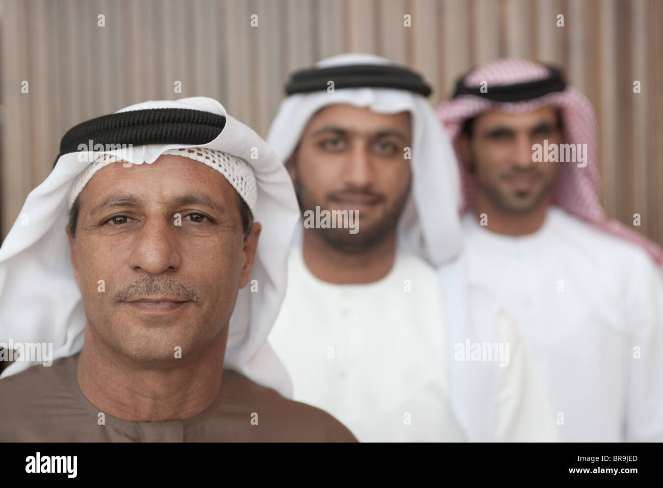 Trois hommes d'affaires du Moyen-Orient Banque D'Images