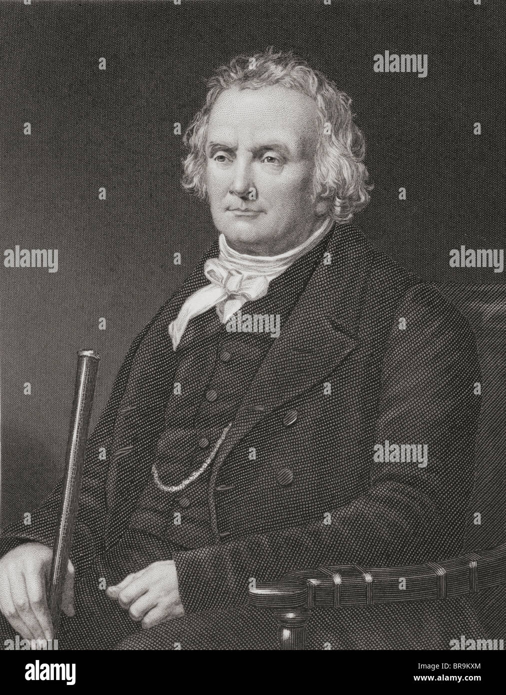 Thomas Chalmers, 1780 à 1847. Mathématicien écossais, politique économiste et un chef de l'Église libre d'Écosse. Banque D'Images