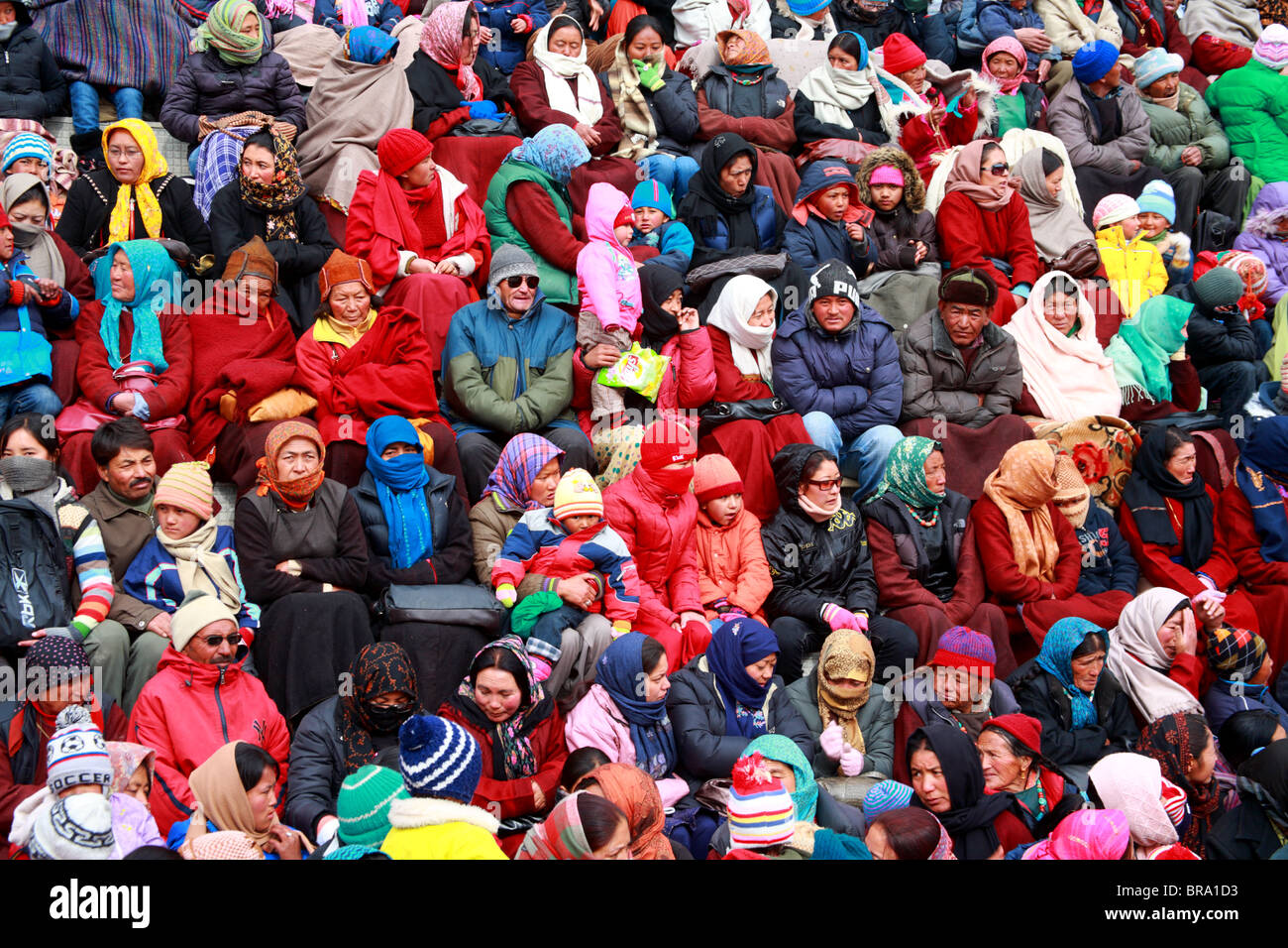 Festival du monastère du Ladakh. Banque D'Images