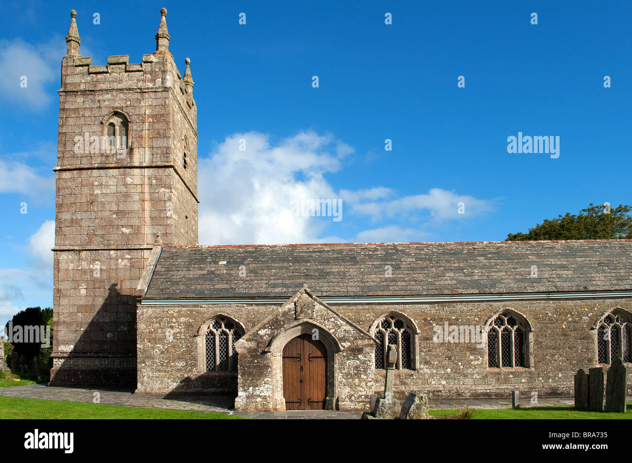 Eglise st.endellion, Cornwall, uk Banque D'Images