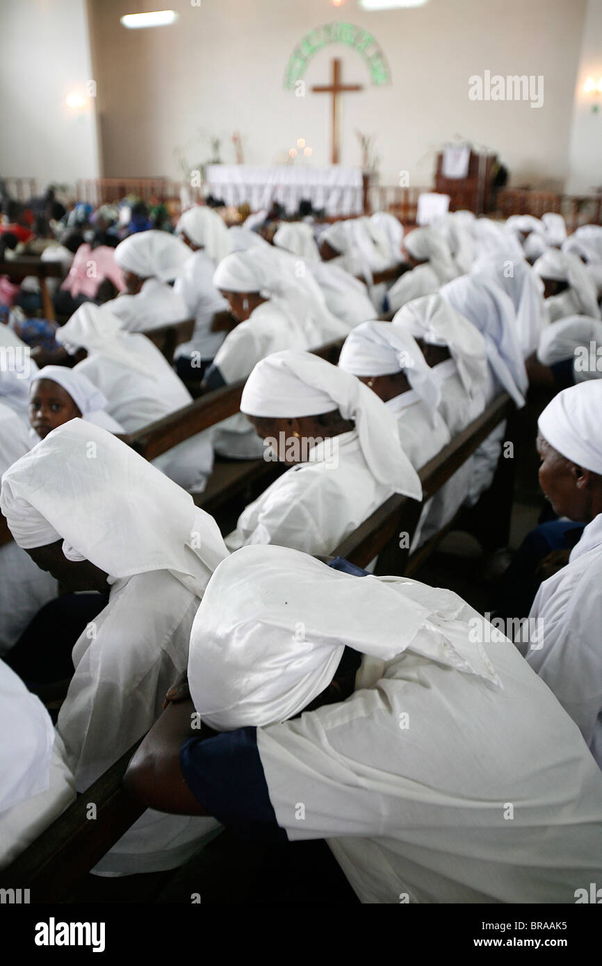 Église évangélique de Makelekele, Brazzaville, Congo, Afrique Banque D'Images