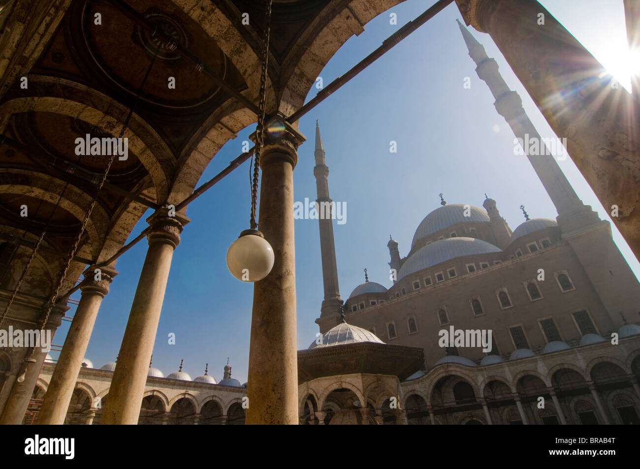 Mosquée de Mohammed Ali, Le Caire, Egypte, Afrique du Nord, Afrique Banque D'Images