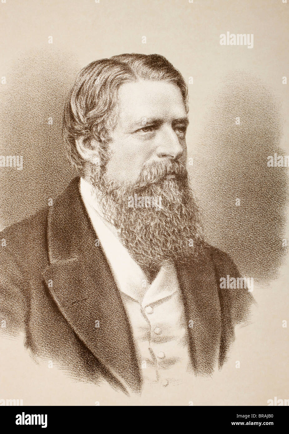 Henry Stafford Northcote, 1er comte de Iddesleigh, 1818 - 1887. Homme politique conservateur britannique. Banque D'Images