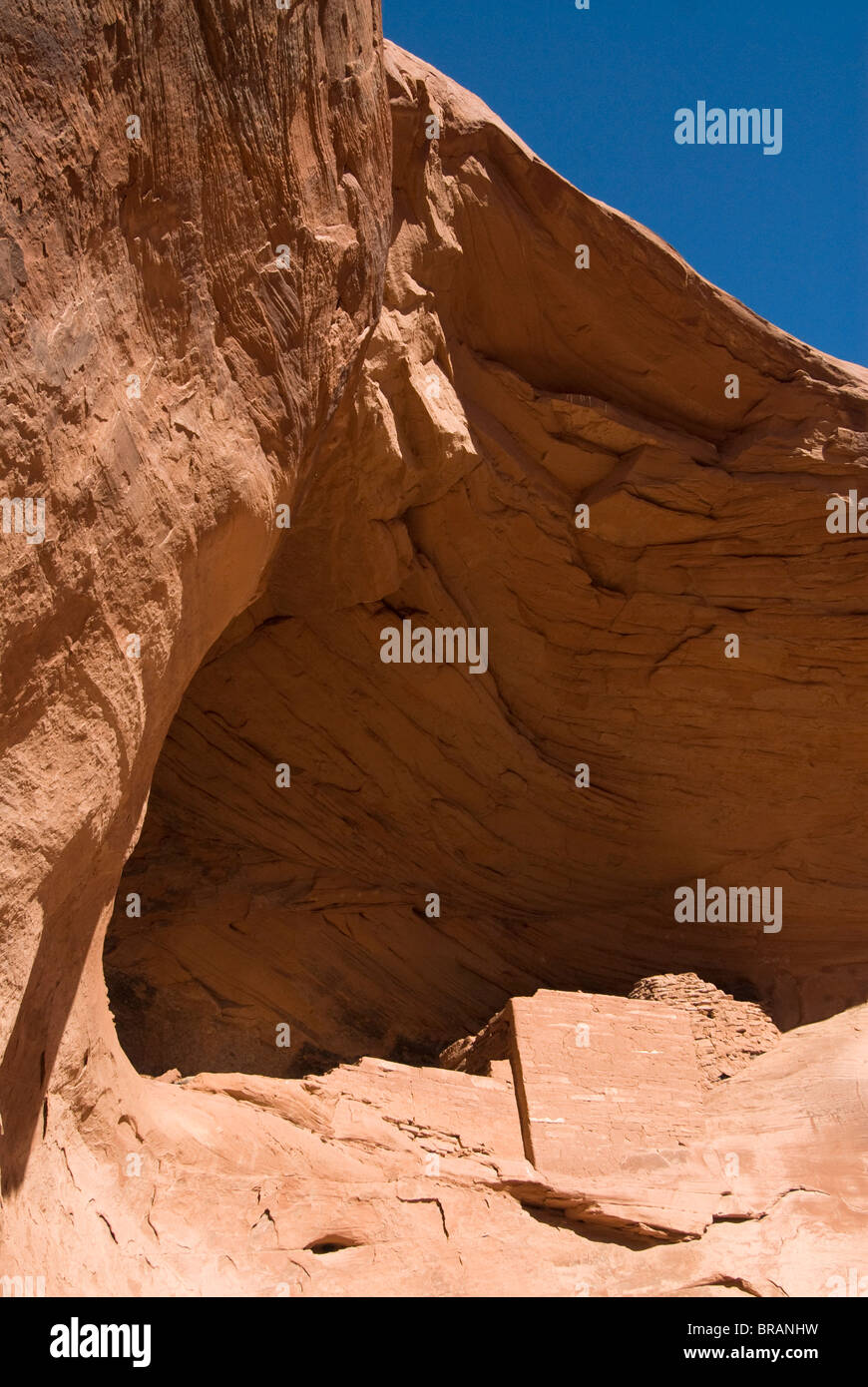 Ruines d'Anasazi Indian House, vallée de mystère, Monument Valley Navajo Tribal Park, Arizona, United States of America Banque D'Images