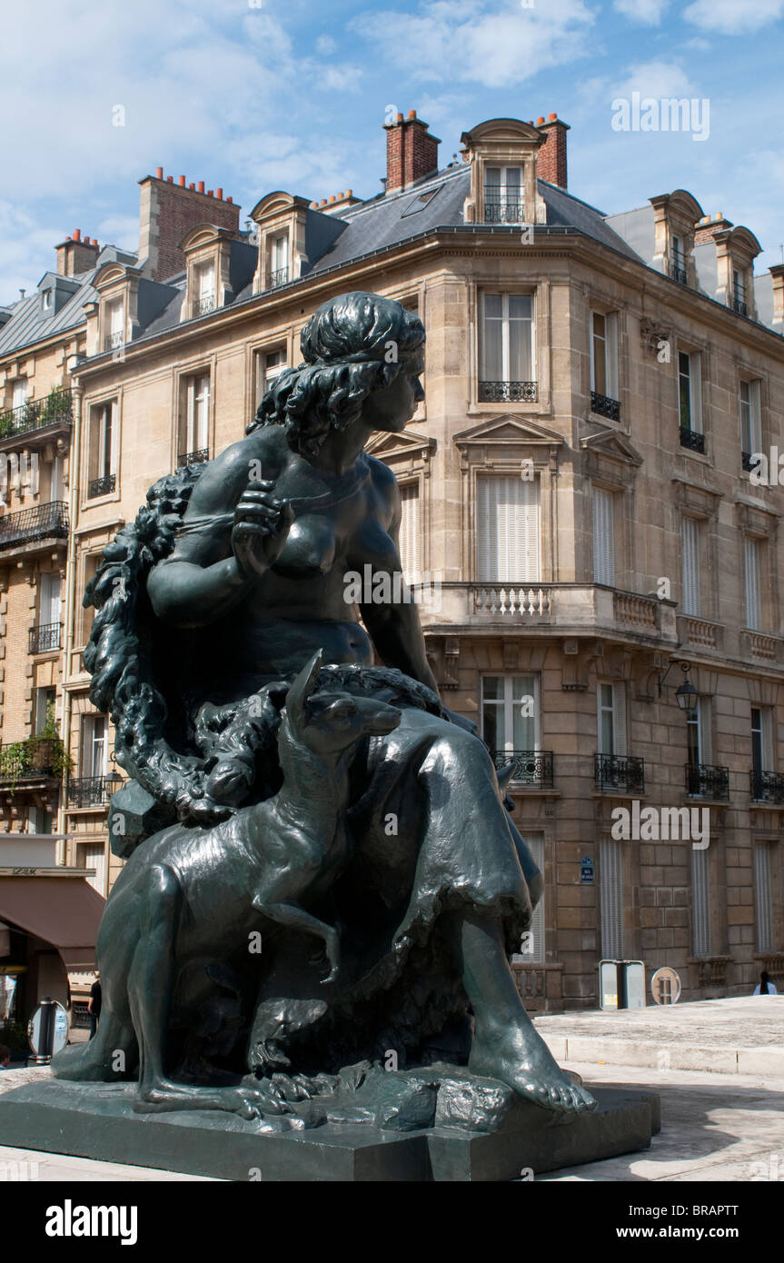 Statue, Musée d'Orsay, Paris, France Banque D'Images