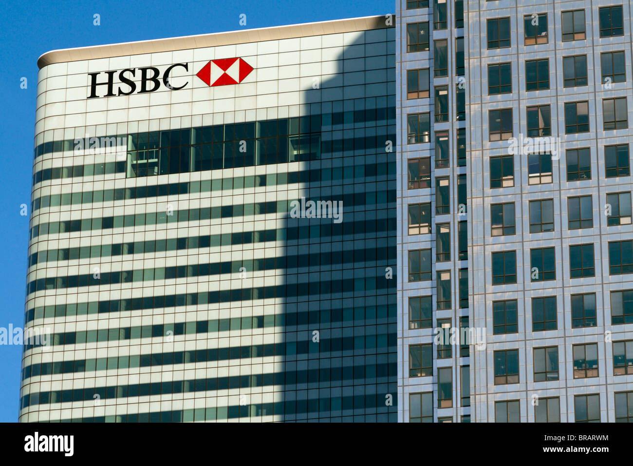 8 Canada Square - HSBC Tower - Canary Wharf - Londres Banque D'Images