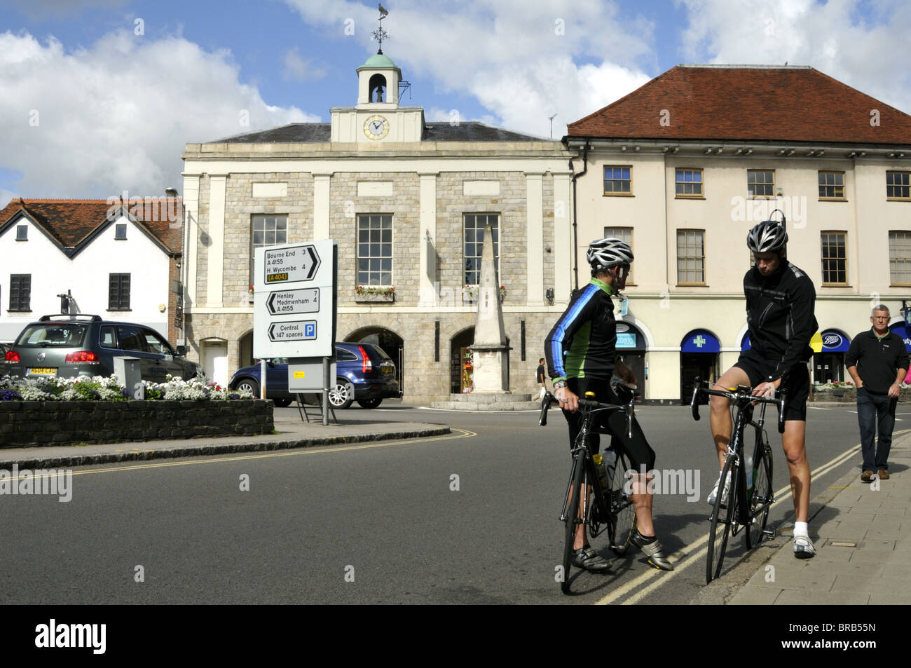 Le centre-ville de Marlow, Buckinghamshire, Angleterre, Royaume-Uni. Banque D'Images