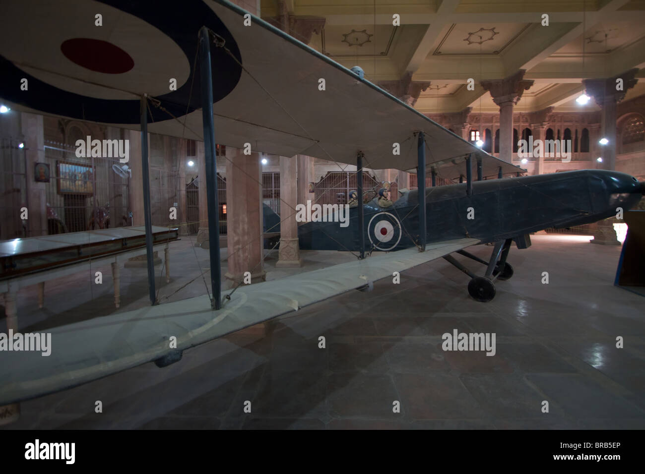 Ancien avion dans le fort de Junagarh, bikaner Banque D'Images