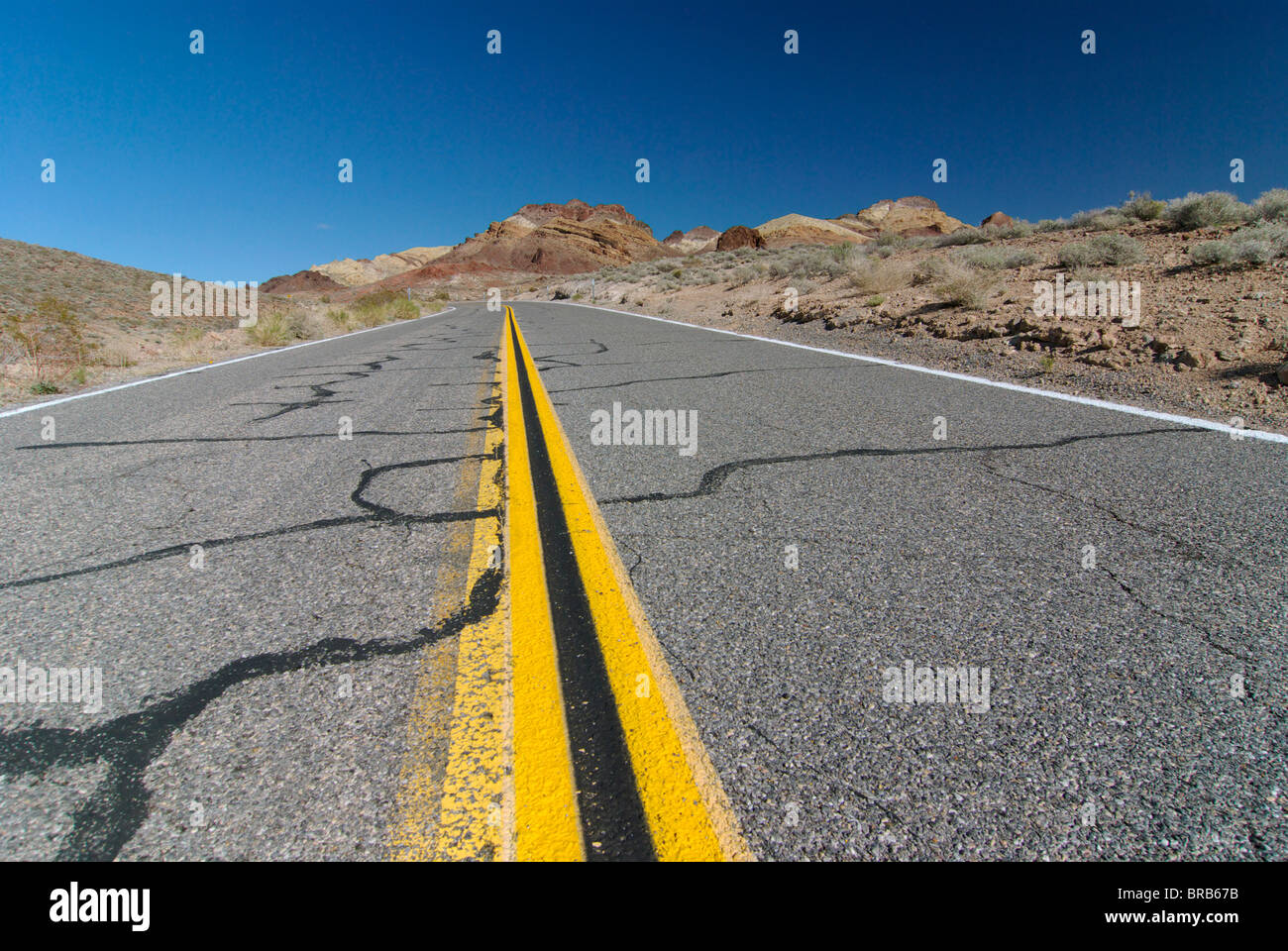 L'autoroute 178 dans la région de Death Valley National Park Banque D'Images