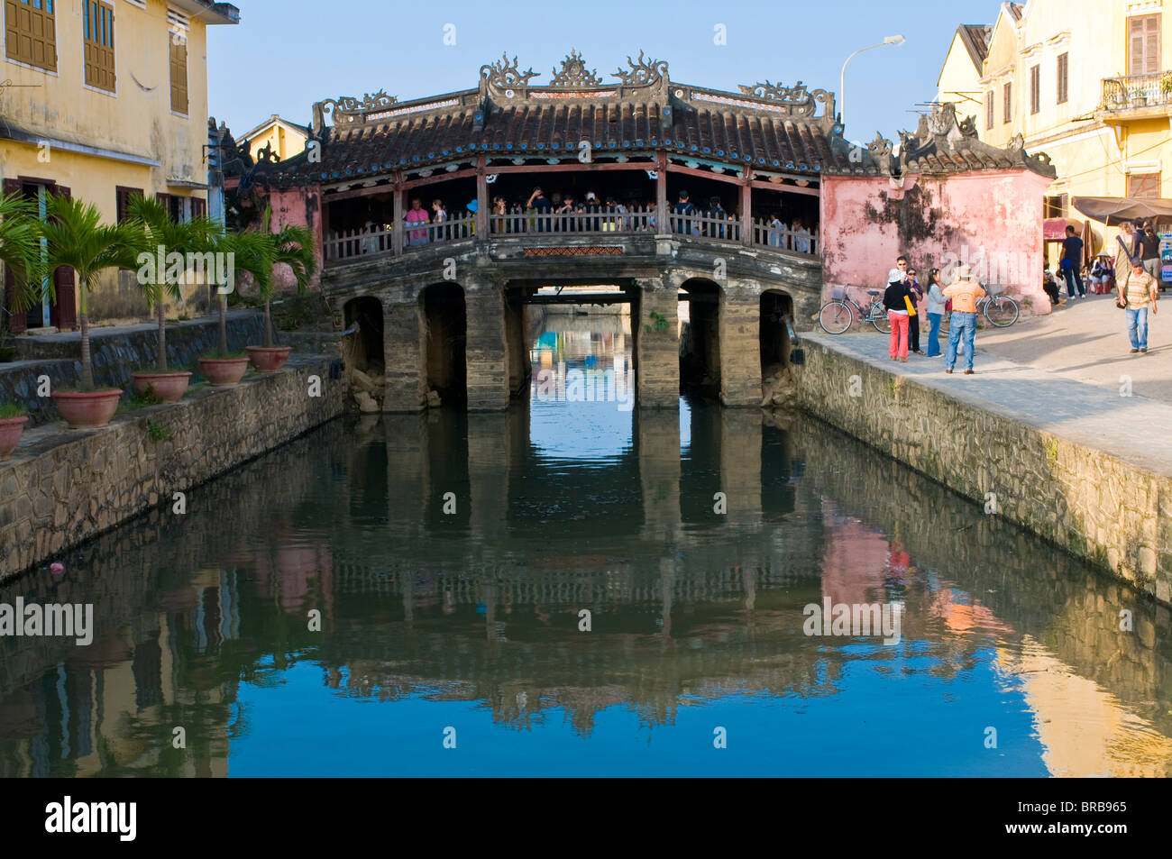 Le pont couvert japonais, Hoi An, site classé au patrimoine mondial, le Vietnam, l'Indochine, l'Asie du Sud-Est, Asie Banque D'Images